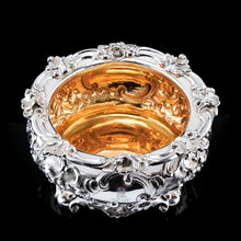 Load image into Gallery viewer, A Magnificent Antique Victorian Solid Silver Bowl Profusely Chased - John Edward Terrey 1844