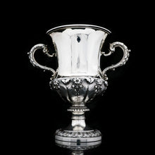 Load image into Gallery viewer, A Magnificent Georgian Two Handled Cup / Trophy in Campagna Form - Barnard 1829 - Artisan Antiques