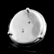 Load image into Gallery viewer, Antique Victorian Solid Silver Inkstand/Inkwell Aesthetic Movement Design - Martin Hall & Co. 1877