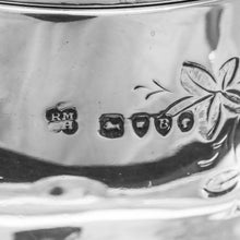 Load image into Gallery viewer, Antique Victorian Solid Silver Inkstand/Inkwell Aesthetic Movement Design - Martin Hall & Co. 1877