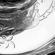 Load image into Gallery viewer, Antique Victorian Solid Silver Inkstand/Inkwell Aesthetic Movement Design - Martin Hall & Co. 1877