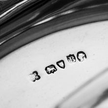 Load image into Gallery viewer, Antique Victorian Solid Silver Inkstand/Inkwell Aesthetic Movement Design - Martin Hall & Co. 1877