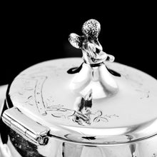 Load image into Gallery viewer, Antique Victorian Solid Silver Inkstand/Inkwell Aesthetic Movement Design - Martin Hall & Co. 1877