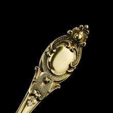Load image into Gallery viewer, Antique Victorian Solid Silver Gilt Traveling/Christening Cutlery Set - Martin Hall & Co. 1872