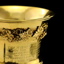 Load image into Gallery viewer, A Magnificent English Georgian Silver Gilt Cup/Goblet/Trophy (Over 1 kg)- William Eaton 1819
