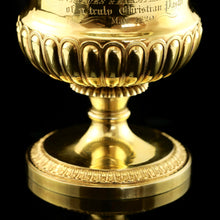 Load image into Gallery viewer, A Magnificent English Georgian Silver Gilt Cup/Goblet/Trophy (Over 1 kg)- William Eaton 1819