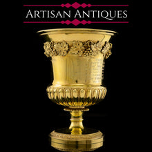 Load image into Gallery viewer, A Magnificent English Georgian Silver Gilt Cup/Goblet/Trophy (Over 1 kg)- William Eaton 1819