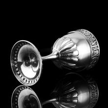 Load image into Gallery viewer, Antique Solid Silver Goblet/Cup with Roman Frieze - Elkington & Co 1902