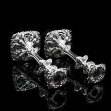 Load image into Gallery viewer, A Marvellous Pair of Sterling Silver Georgian Candlesticks - Henry Wilkinson & Co 1837 - Artisan Antiques