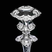 Load image into Gallery viewer, A Marvellous Pair of Sterling Silver Georgian Candlesticks - Henry Wilkinson & Co 1837 - Artisan Antiques