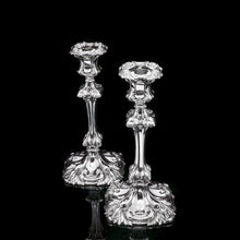 Load image into Gallery viewer, A Marvellous Pair of Sterling Silver Georgian Candlesticks - Henry Wilkinson & Co 1837 - Artisan Antiques