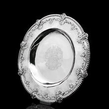 Load image into Gallery viewer, RESERVED - A Magnificent Georgian Large Solid Silver Dish (Britannia Silver) - Arms of 1st Duke of St Albans (Charles Beauclerk) - 1714 - Artisan Antiques