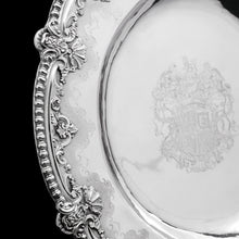 Load image into Gallery viewer, RESERVED - A Magnificent Georgian Large Solid Silver Dish (Britannia Silver) - Arms of 1st Duke of St Albans (Charles Beauclerk) - 1714 - Artisan Antiques