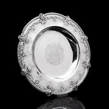 Load image into Gallery viewer, RESERVED - A Magnificent Georgian Large Solid Silver Dish (Britannia Silver) - Arms of 1st Duke of St Albans (Charles Beauclerk) - 1714 - Artisan Antiques