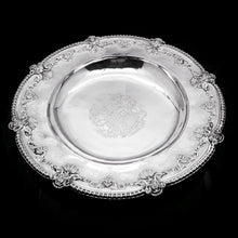 Load image into Gallery viewer, RESERVED - A Magnificent Georgian Large Solid Silver Dish (Britannia Silver) - Arms of 1st Duke of St Albans (Charles Beauclerk) - 1714 - Artisan Antiques