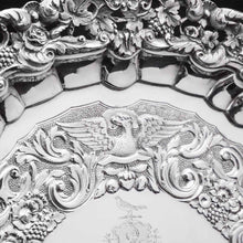 Load image into Gallery viewer, A Magnificent Georgian Sterling Silver Tray/Salver with Military Lieutenant Interest - James Fray 1833 - Artisan Antiques