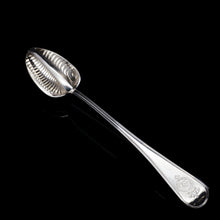 Load image into Gallery viewer, A Large Solid Silver Straining Spoon, Crest of The Earl of Camden - William, Charles & Henry Eley 1824 - Artisan Antiques
