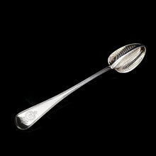 Load image into Gallery viewer, A Large Solid Silver Straining Spoon, Crest of The Earl of Camden - William, Charles & Henry Eley 1824 - Artisan Antiques