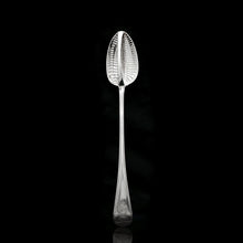 Load image into Gallery viewer, A Large Solid Silver Straining Spoon, Crest of The Earl of Camden - William, Charles & Henry Eley 1824 - Artisan Antiques