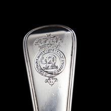 Load image into Gallery viewer, A Large Solid Silver Straining Spoon, Crest of The Earl of Camden - William, Charles & Henry Eley 1824 - Artisan Antiques