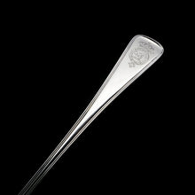 Load image into Gallery viewer, A Large Solid Silver Straining Spoon, Crest of The Earl of Camden - William, Charles & Henry Eley 1824 - Artisan Antiques