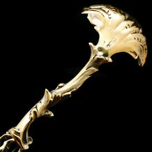 Load image into Gallery viewer, Victorian Silver Gilt Sugar Sifter Spoon 'Diana the Huntress' Figure - Francis Higgins 1854 - Artisan Antiques