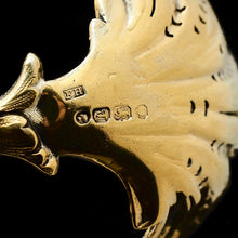 Load image into Gallery viewer, Victorian Silver Gilt Sugar Sifter Spoon 'Diana the Huntress' Figure - Francis Higgins 1854 - Artisan Antiques