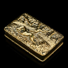 Load image into Gallery viewer, A Georgian Solid Silver Gilt Snuff Box with Spectacular Fox Hunting Scene - Edward Smith 1832 - Artisan Antiques