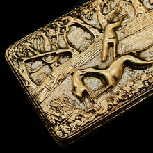 Load image into Gallery viewer, A Georgian Solid Silver Gilt Snuff Box with Spectacular Fox Hunting Scene - Edward Smith 1832 - Artisan Antiques
