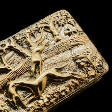 Load image into Gallery viewer, A Georgian Solid Silver Gilt Snuff Box with Spectacular Fox Hunting Scene - Edward Smith 1832 - Artisan Antiques