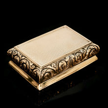Load image into Gallery viewer, Antique English Georgian Silver Gilt Table Snuff Box - Thomas Shaw 1828 - Artisan Antiques