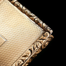 Load image into Gallery viewer, Antique English Georgian Silver Gilt Table Snuff Box - Thomas Shaw 1828 - Artisan Antiques