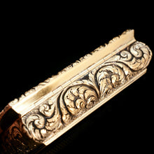 Load image into Gallery viewer, Antique English Georgian Silver Gilt Table Snuff Box - Thomas Shaw 1828 - Artisan Antiques