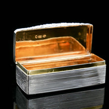 Load image into Gallery viewer, A Georgian Solid Silver Snuff Box with Pheasant Scene - Thomas Shaw 1834 - Artisan Antiques