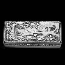 Load image into Gallery viewer, A Georgian Solid Silver Snuff Box with Pheasant Scene - Thomas Shaw 1834 - Artisan Antiques