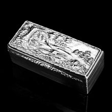 Load image into Gallery viewer, A Georgian Solid Silver Snuff Box with Pheasant Scene - Thomas Shaw 1834 - Artisan Antiques