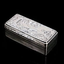 Load image into Gallery viewer, A Georgian Solid Silver Snuff Box with Pheasant Scene - Thomas Shaw 1834 - Artisan Antiques
