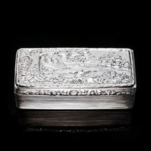 Load image into Gallery viewer, A Georgian Solid Silver Snuff Box with Pheasant Scene - Thomas Shaw 1834 - Artisan Antiques