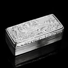 Load image into Gallery viewer, A Georgian Solid Silver Snuff Box with Pheasant Scene - Thomas Shaw 1834 - Artisan Antiques
