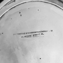 Load image into Gallery viewer, Antique Solid Sterling Silver Large Tankard with Royal Marines Officer Interest - Goldsmiths & Silversmiths Co 1900