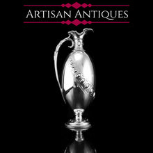 Load image into Gallery viewer, Antique Victorian Solid Silver Wine Ewer/Claret Jug - Barnard 1872