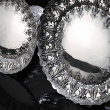 Load image into Gallery viewer, Magnificent Large Antique Victorian Set of Three Comport/Tazza Suites with Fine Chased Engravings - Martin Hall & Co 1890 - Artisan Antiques