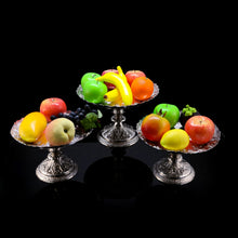 Load image into Gallery viewer, Magnificent Large Antique Victorian Set of Three Comport/Tazza Suites with Fine Chased Engravings - Martin Hall & Co 1890 - Artisan Antiques