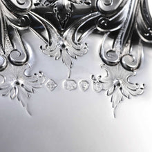 Load image into Gallery viewer, Magnificent Large Antique Victorian Set of Three Comport/Tazza Suites with Fine Chased Engravings - Martin Hall & Co 1890 - Artisan Antiques