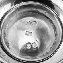 Load image into Gallery viewer, Antique Solid Silver Salt Cellars, Unique Abercorn Pattern - Robert Hennell 1870