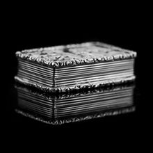 Load image into Gallery viewer, Rare Antique Georgian Solid Silver Vinaigrette Figural Scene with Animals & Harp "Orpheus Enchanting Animals"- Joseph Taylor 1827 - Artisan Antiques