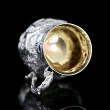 Load image into Gallery viewer, Antique Georgian Solid Sterling Silver Mug/Cup/Tankard with Embossed Dog/Rabbit Scene - Charles Price 1828 - Artisan Antiques