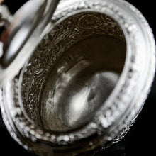 Load image into Gallery viewer, Rare Antique Solid Silver Cellini Tea Caddy Box - Mappin & Webb 1902