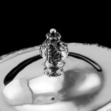 Load image into Gallery viewer, Rare Antique Solid Silver Cellini Tea Caddy Box - Mappin & Webb 1902