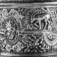 Load image into Gallery viewer, Rare Antique Solid Silver Cellini Tea Caddy Box - Mappin & Webb 1902